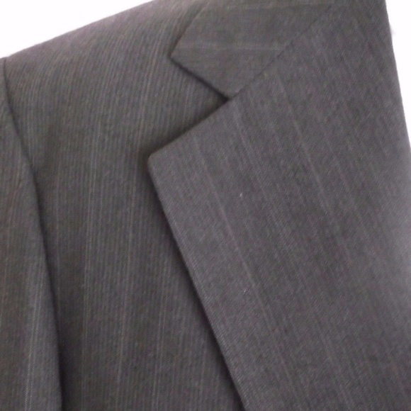 Stafford 100% Wool Blazer Pinstriped